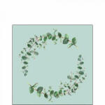 Ambiente Eucalyptus Branch green Papírszalvéta 25X25cm, 20db-os - fizz