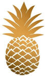 PPD golden Pineapple Papírszalvéta 33Xcm, 20db-os - fizz
