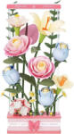 Robotime Rokr Floral Art: Puzzle 3D Cutie cu flori cu iluminare LED, 263 piese