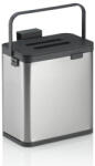 Kela Coș de gunoi pentru deșeuri bio Plata inox mat argintiu 20, 5x13, 0x21, 0cm 2, 1l Cos de gunoi