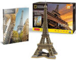 CubicFun Puzzle 3D CUBICFUN National Geographic: Turnul Eiffel, 80 de piese