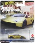 Mattel Hot Wheels, Premium, Fast & Furious, Lamborghini Gallardo LP 570-4 Superleggera, masina, scara 1: 64, JBM01