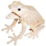 Wooden Toy / Wck JUCĂRIE DIN LEMN, Puzzle 3D WCK Broască
