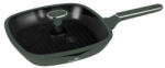 Berlinger Haus Tigaie grill cu înveliș de titan și capac 28 cm Matte Green Collection BH-8162