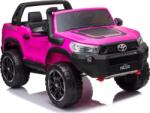 LeanToys Toyota Hilux Pink 12V Elektromos 2 Személyes Kisautó Kulcsos Indítással Szülői Távirányítóval 8547 (8547-uniw) (8547-uniw)