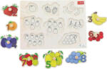 Trefl Puzzle din lemn Fructe cu numere