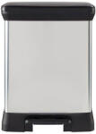 Keter Coș de gunoi Curver Deco Bin Duo 10 + 18 l argintiu Cos de gunoi