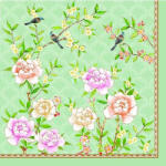 Easy Life Papírszalvéta 33X33cm, Palace garden Aqua, 20db-os - fizz