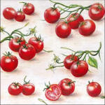 Ambiente Tomatoes Papírszalvéta 33X33cm, 20db-os - fizz
