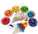 ULANIK Set educațional Ulanik Jucărie din lemn Montessori Sweet counting. Big