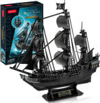 CubicFun Puzzle 3D CUBICFUN Navă de pirați Queen Anne's Revenge 180 piese