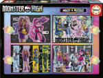 Educa Puzzle EDUCA Monster High 4în1 (50, 80, 100, 150 piese) Puzzle