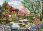 Schmidt Spiele Puzzle Casă lângă lac 1000 piese Puzzle