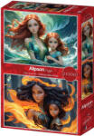 Alipson Puzzle Puzzle Mamă și Fiică: Apa și Focul 2x500 piese Puzzle