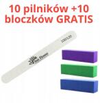 Silcare Reszelő készlet egyenes fehér 80/80 +10 Blokk Ingyen! (Pilnik INB-P80/80)