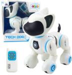  Interaktív Robotkutya Távirányító Fény Hang Fehér Kék - 23288
