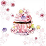 Ambiente Decorated Cupcake Papírszalvéta 33X33cm, 20db-os - fizz
