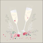 Ambiente Champagne glasses grey Papírszalvéta 33X33cm, 20db-os - fizz