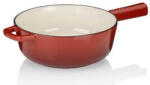 Kela Tigaie pentru fondue de brânză Calido, fontă, roșie, 33, 5x6, 5 cm, 20, 0 cm, 1, 8 l, KL-16622