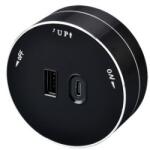 Viking Modul priză Viking A60B, negru/ieșiri - 1xUSB-A, 1xUSB-C/alimentare până la 2500W/230V, 16A, 50Hz VA60B