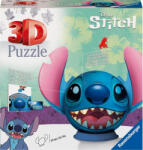 Ravensburger 3D Puzzleball Stitch cu urechi 77 piese