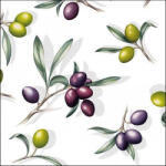 Ambiente Delicious Olives Papírszalvéta 33X33cm, 20db-os