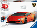 Ravensburger Puzzle 3D RAVENSBURGER Lamborghini Huracán Evo portocaliu, 156 piese