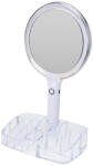 Excellent Houseware Oglindă cosmetică cu iluminare LED și organizator 18 x 34, 5 cm KO-170488360