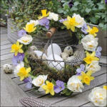 Ambiente Basket With Eggs Papírszalvéta 33X33cm, 20db-os - fizz