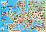 POPULAR Puzzle Popular Harta Europei 160 piese Puzzle