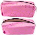 Lean Iskolai Irodai Tolltartó, Egyrekeszes, Arany Szívek, Rózsaszín, 20 x 8 cm- 21905 (21905) (21905)