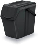 Prosperplast Coș de gunoi SORTIBOX II - volum: 25 l, culoare: negru reciclat Cos de gunoi