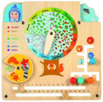 LUCY&LEO Jucărie didactică Lucy & Leo 322 Calendarul naturii - placă de joc educativă din lemn