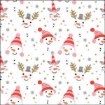 Ambiente Funny Snowmen Papírszalvéta 33X33cm, 20db-os - fizz