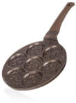 BANQUET Tigaie Banquet pentru 7 clătite cu suprafață antiaderentă Granite Brown Smile 26 cm