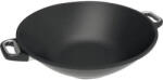 AMT Wok AMT Gastroguss, tigaie wok din fontă, 36 cm, potrivită pentru inducție