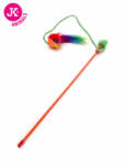 Jk 58762 macska játék labda + toll pálcán 40cm