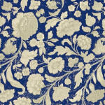 PPD george V. Embossed Blue-Silver Dombornyomott Papírszalvéta 33X33cm, 15db-os