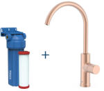 TRES Selection hidegvizes konyhai csaptelep szűrt vízhez, matt rose arany 23050401OPM (23050401OPM)
