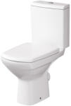 Cersanit Carina CleanOn perem nélküli monblokk WC csésze tartállyal és antibakteriális duroplast WC ülőkével, fehér K31-050 (K31-050)