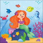 Ambiente Mermaid Papírszalvéta 33X33cm, 20db-os