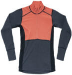 Devold Lauparen Merino 190 Zip Neck Wmn női funkcionális felső L / kék/narancs