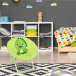 Relaxdays Moon összecsukható kempingszék gyerekeknek szörny 10028888_1182