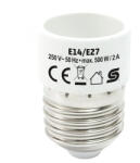 Home by Somogyi Home E14/E27 foglalatátalakító adapter, max. 2 A