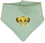 Pamut baba nyálkendő Oroszlánkirály mintával - menta