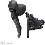 Shimano Frână față Shimano GRX BL-RX600L/BR-RX400, stânga, 1x11, Flat Mount, furtun 1000 mm + plăcuțe L03A