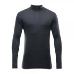 Devold Tricou Devold Breeze Merino 150 Zip Neck, negru (L)