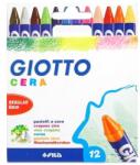 GIOTTO Zsírkréta GIOTTO Cera kerek hegyezett 8mm 12 színű (2814 00) - mystock