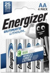 Energizer Elem AA ceruza LR06 Ultimate Lítium 4 db/csomag, Energizer