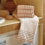 Jiří Polášek Frotír törölköző EMA - Pezsgőszín | 50 x 100 cm (126350-19)